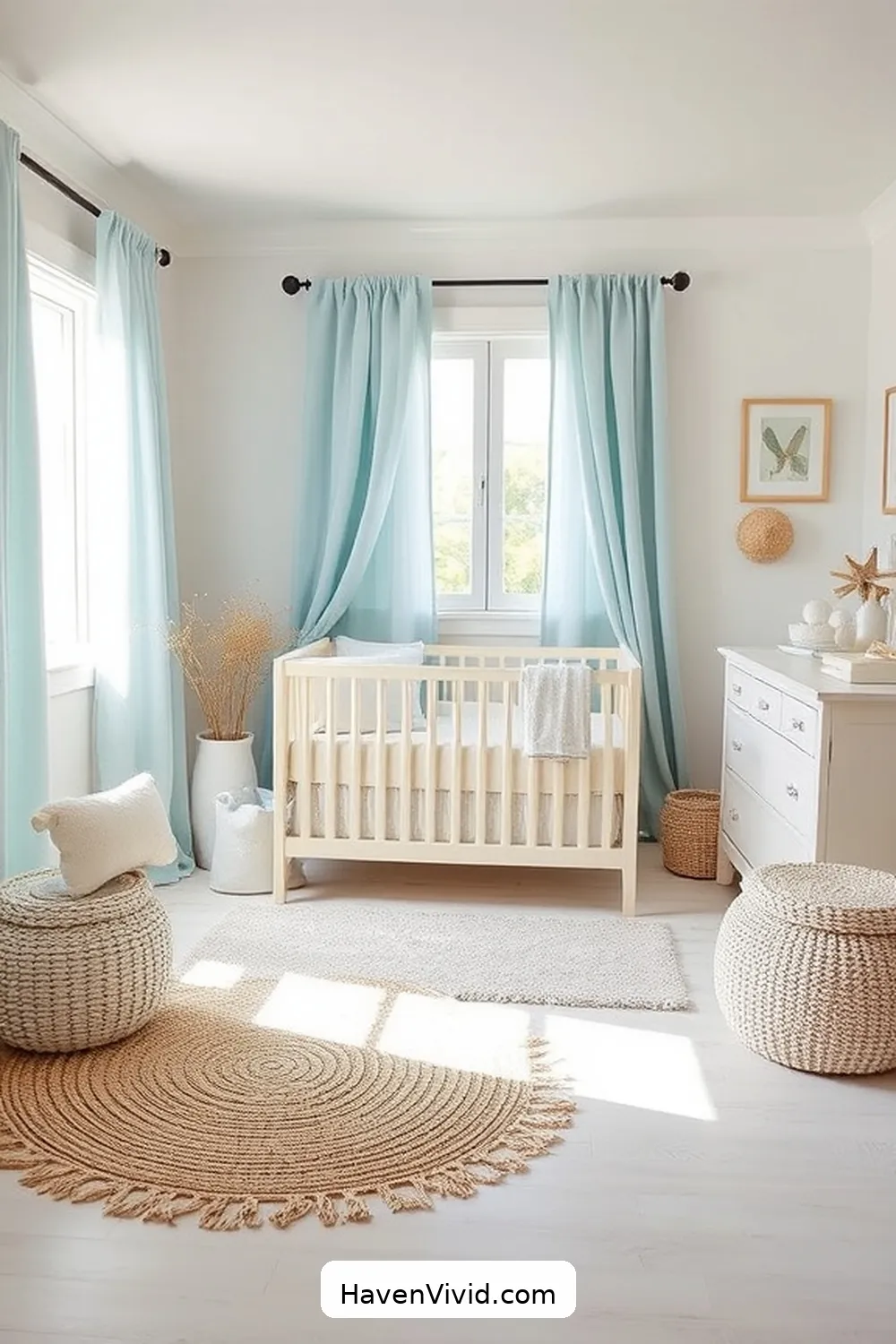 Achieve Coastal Living in Your Nursery Using Organic Cotton: 3 Ways 3 Incorporate Organic Cotton Accessories for a Coastal Touch for Achieve Coastal Living in Your Nursery Using Organic Cotton: 3 Ways