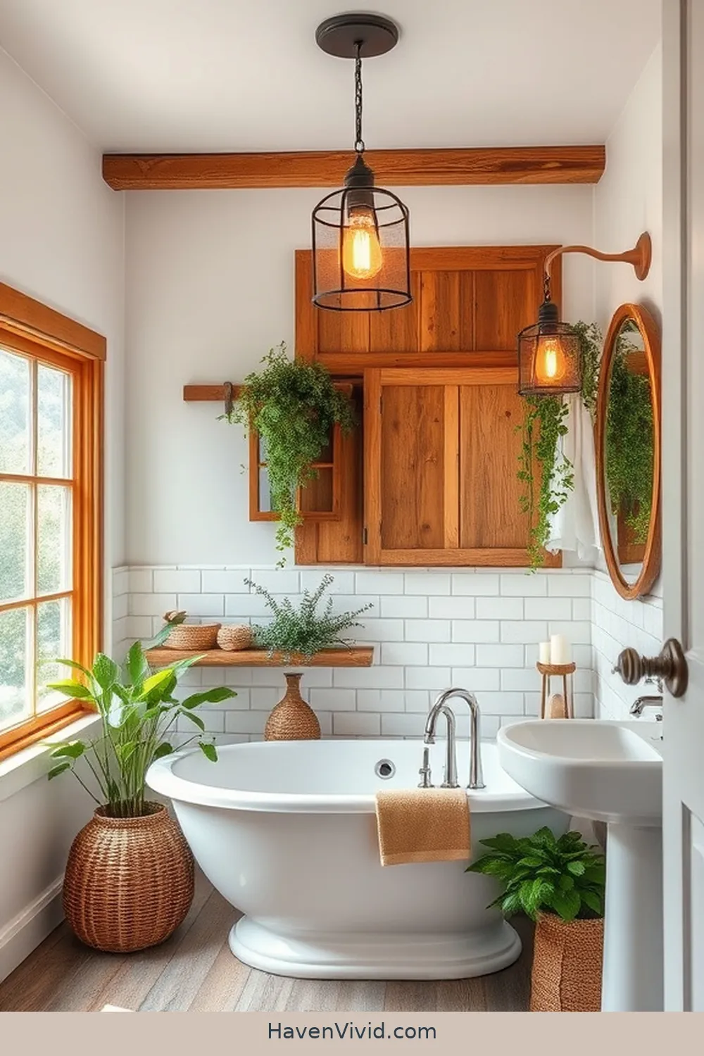 Achieve Farmhouse Living in Your Bathroom Using Solar Powered Lights 4 Incorporating Solar Lights Into Your Existing Design for Achieve Farmhouse Living in Your Bathroom Using Solar Powered Lights