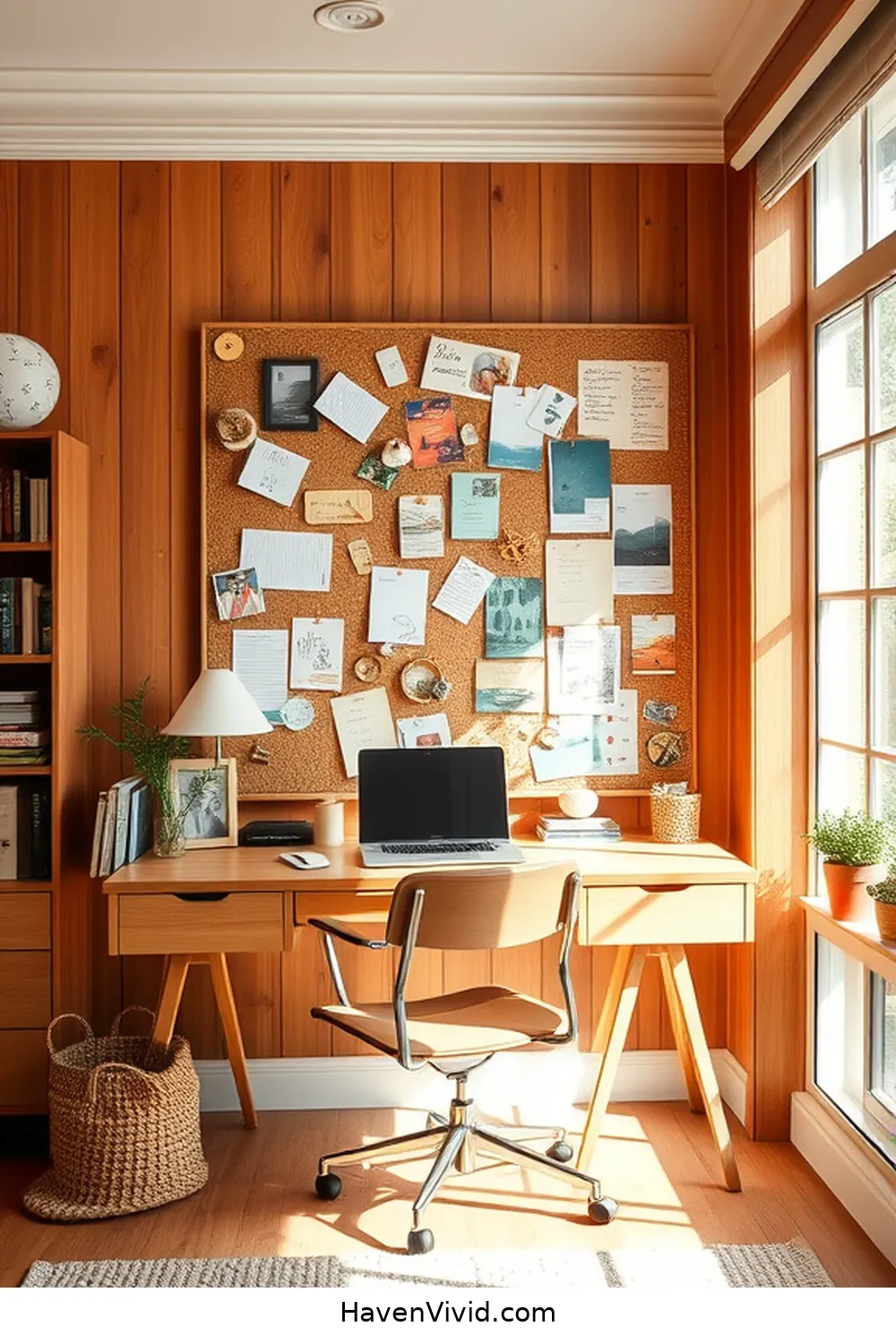 Achieve Farmhouse Living in Your Home Office Using Cork: 10 Ways 11 Cork Pinboards for a Personalized Decor for Achieve Farmhouse Living in Your Home Office Using Cork: 10 Ways