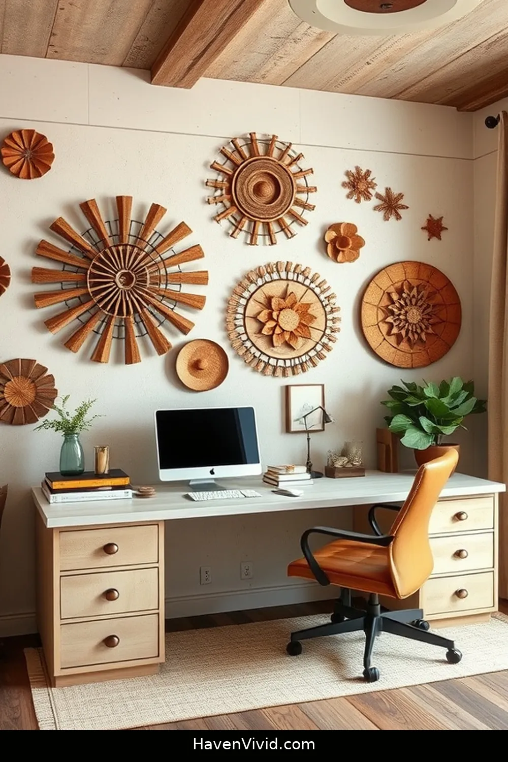 Achieve Farmhouse Living in Your Home Office Using Cork: 10 Ways 8 Unique Cork Wall Art for Achieve Farmhouse Living in Your Home Office Using Cork: 10 Ways