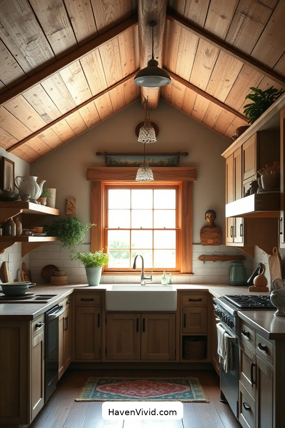 Achieve Farmhouse Living in Your Kitchen Using Recycled Wood 13 Inspiring Farmhouse Kitchen Design Ideas for Achieve Farmhouse Living in Your Kitchen Using Recycled Wood