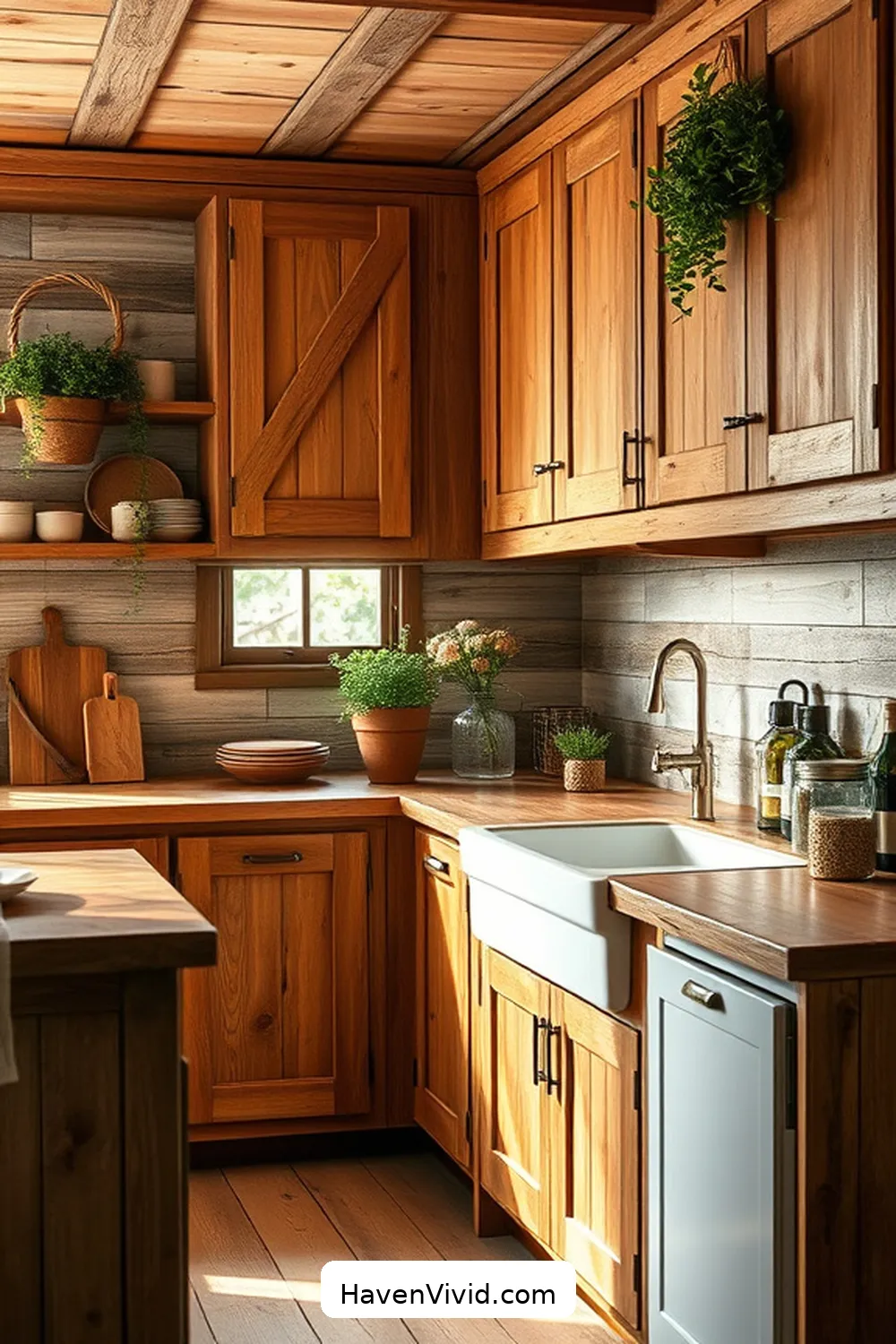 Achieve Farmhouse Living in Your Kitchen Using Recycled Wood 7 Rustic Accents: Adding Character With Recycled Wood for Achieve Farmhouse Living in Your Kitchen Using Recycled Wood
