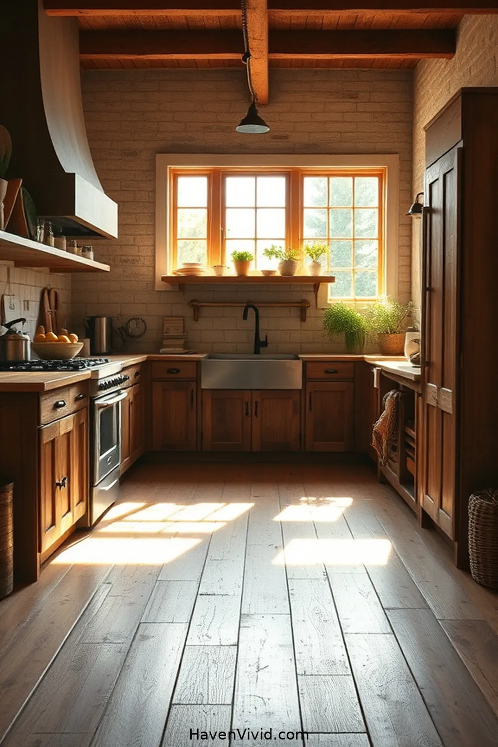 Achieve Farmhouse Living in Your Kitchen Using Recycled Wood 10 Sustainable Flooring Options With Recycled Wood for Achieve Farmhouse Living in Your Kitchen Using Recycled Wood