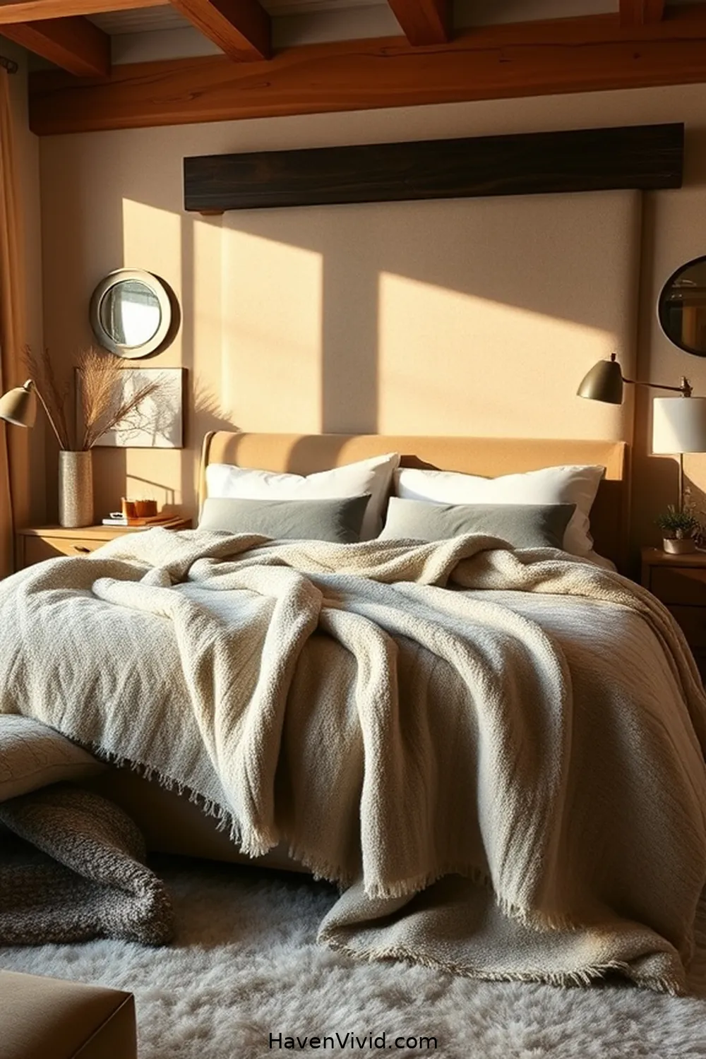 Achieve a Glamorous Bedroom Lifestyle Using Natural Fibers 5 Cozy Wool Throws: A Touch of Warmth for Achieve a Glamorous Bedroom Lifestyle Using Natural Fibers