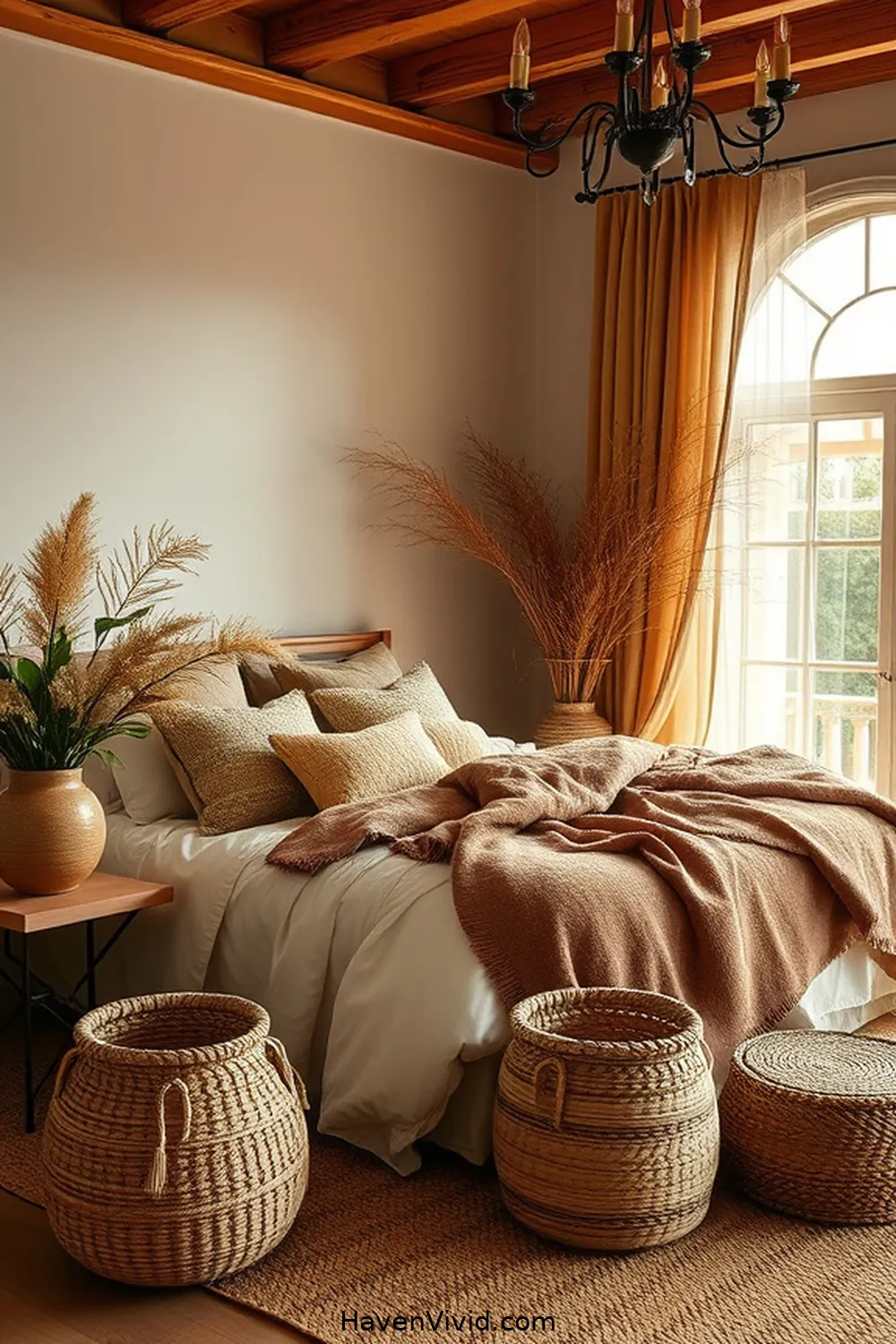 Achieve a Glamorous Bedroom Lifestyle Using Natural Fibers 11 DIY Projects Using Natural Materials for Achieve a Glamorous Bedroom Lifestyle Using Natural Fibers