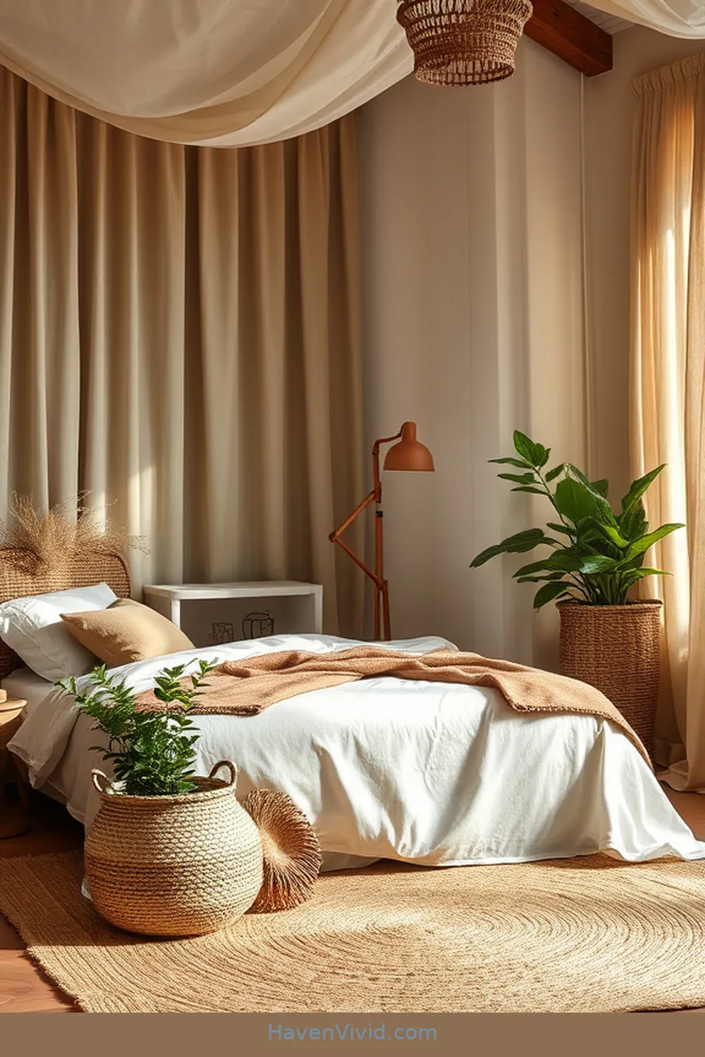Achieve a Glamorous Bedroom Lifestyle Using Natural Fibers 7 Incorporating Sustainable Decor Elements for Achieve a Glamorous Bedroom Lifestyle Using Natural Fibers