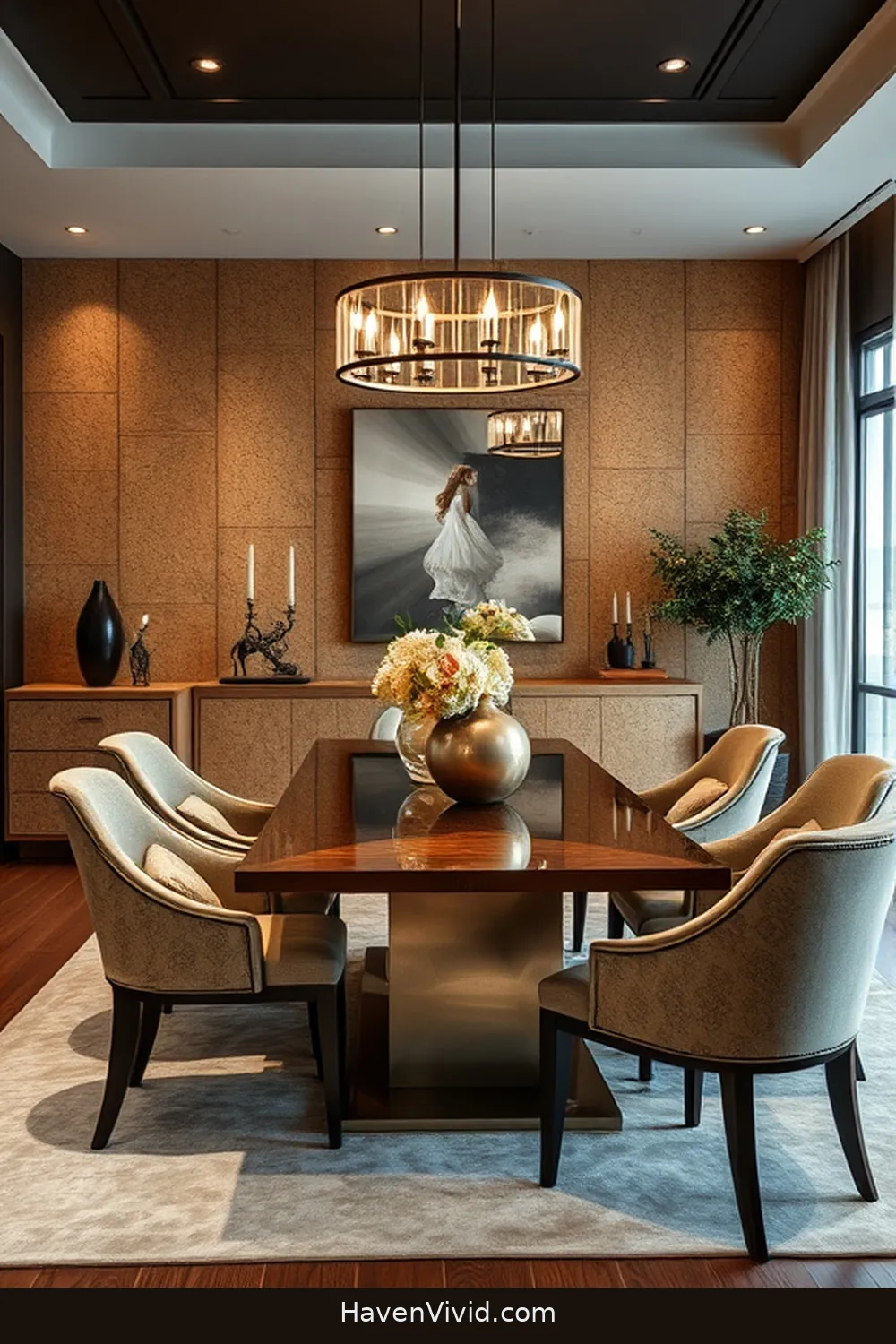 Achieve a Glamorous Dining Room Lifestyle Using Cork Decor 7 Mixing Cork With Other Materials for a Chic Look for Achieve a Glamorous Dining Room Lifestyle Using Cork Decor