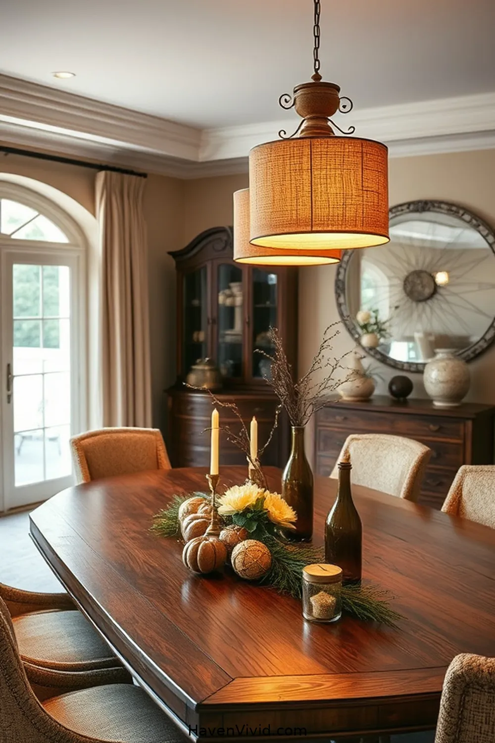 Achieve a Glamorous Dining Room Lifestyle Using Cork Decor 6 Using Cork Lighting Fixtures for a Warm Ambiance for Achieve a Glamorous Dining Room Lifestyle Using Cork Decor