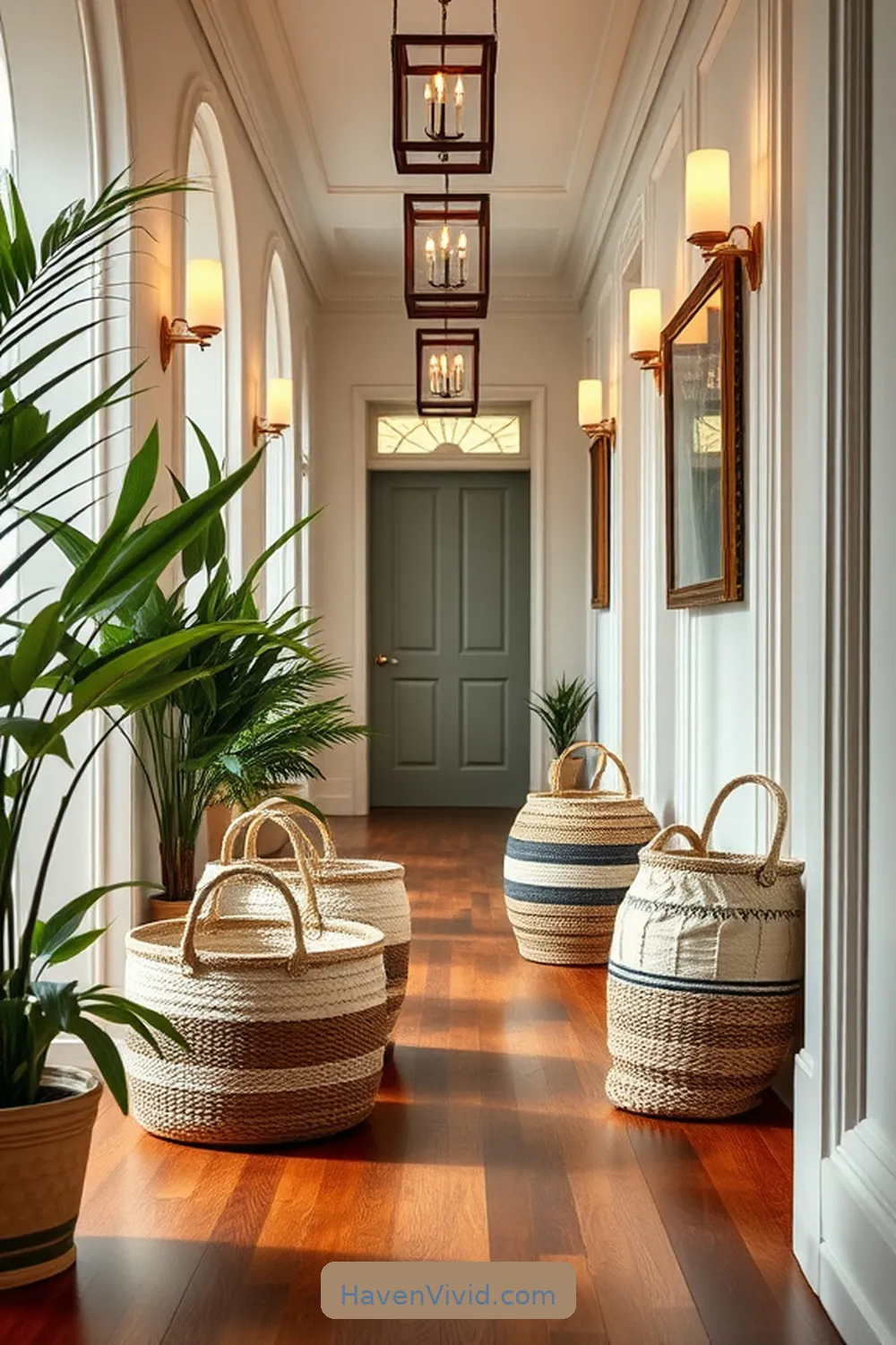 Achieve a Glamorous Hallway Lifestyle Using Organic Cotton 9 Accessorizing With Organic Cotton Baskets and Storage Solutions for Achieve a Glamorous Hallway Lifestyle Using Organic Cotton