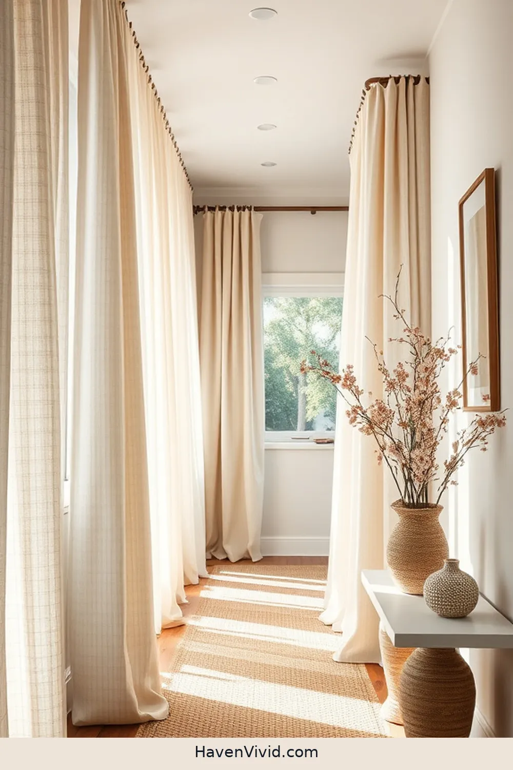Achieve a Glamorous Hallway Lifestyle Using Organic Cotton 8 Using Organic Cotton Curtains to Frame Your Hallway for Achieve a Glamorous Hallway Lifestyle Using Organic Cotton