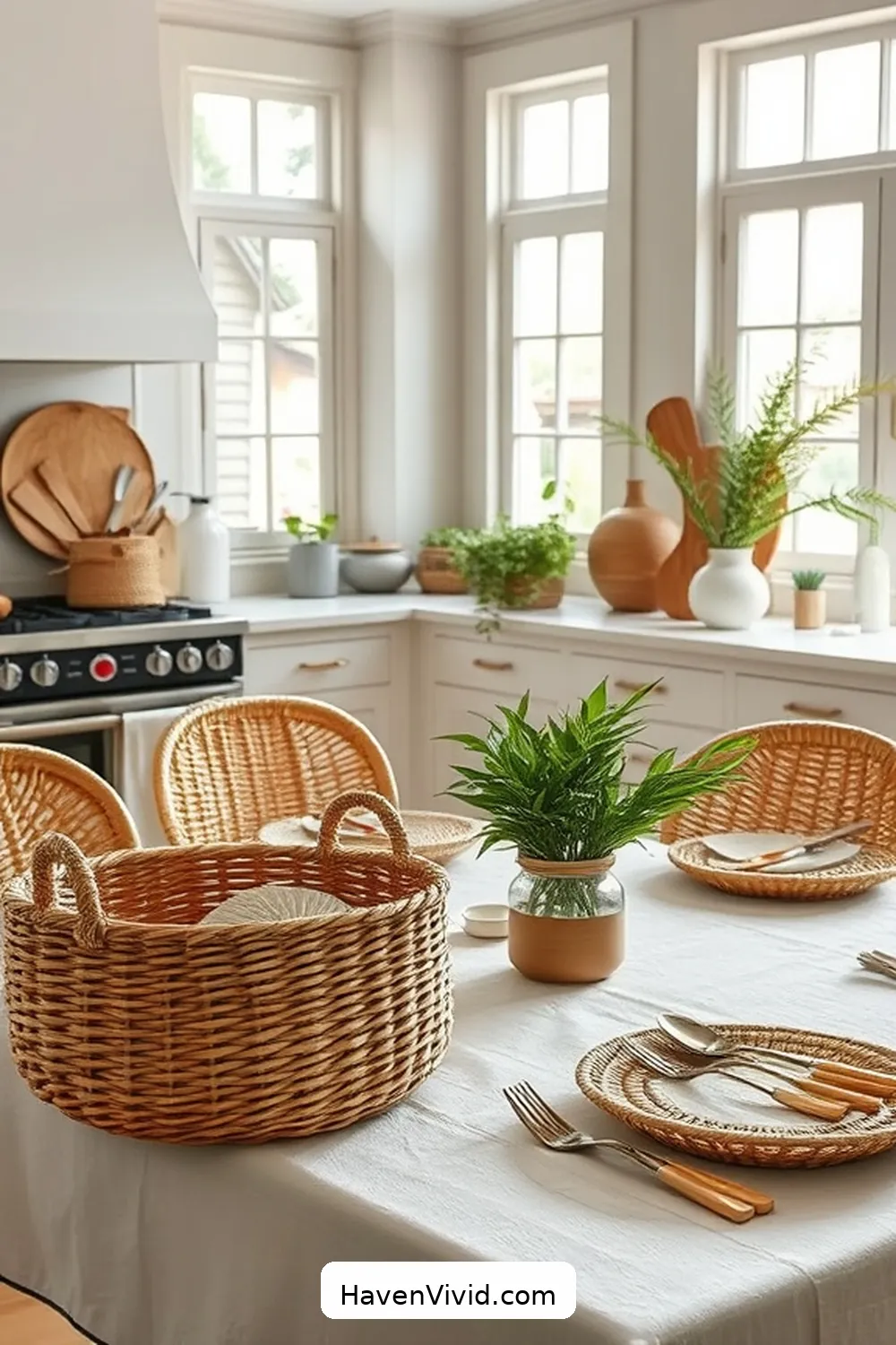 Achieve a Glamorous Kitchen Lifestyle Using Natural Fibers 2 The Allure of Natural Fibers in Kitchen Design for Achieve a Glamorous Kitchen Lifestyle Using Natural Fibers