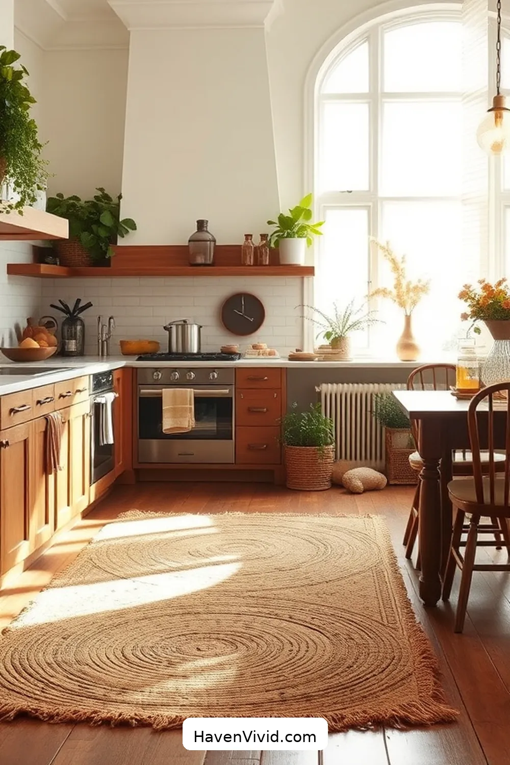 Achieve a Glamorous Kitchen Lifestyle Using Natural Fibers 4 The Cozy Touch of Jute Rugs for Achieve a Glamorous Kitchen Lifestyle Using Natural Fibers