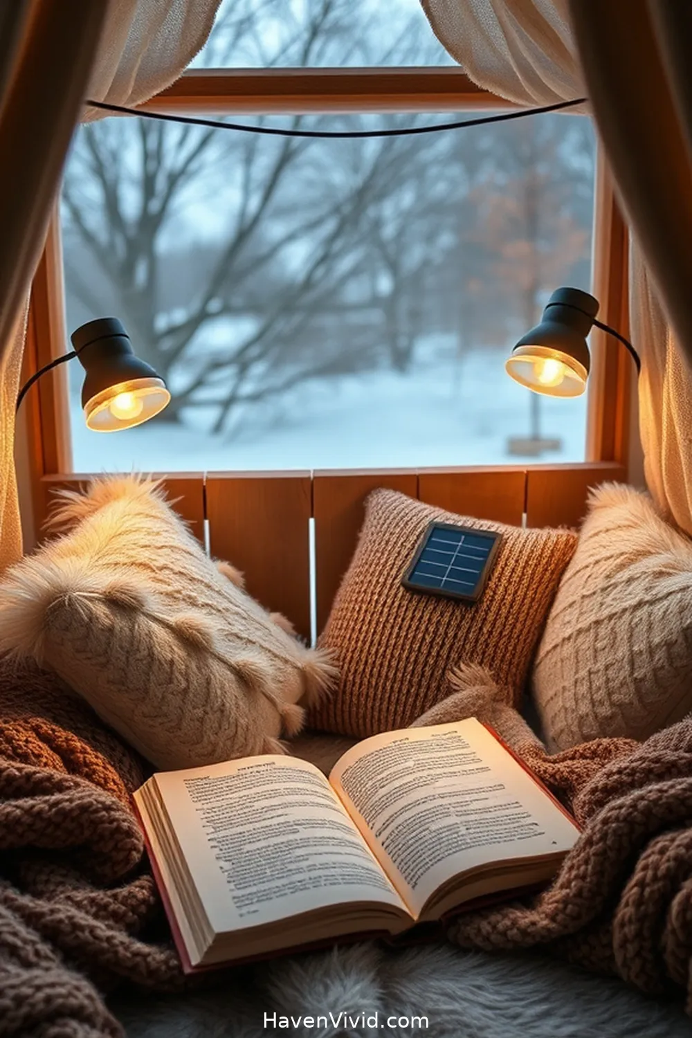 Achieve a Glamorous Lifestyle in Your Home Office Using Solar-Powered Lights 13 Creating a Cozy Reading Nook With Solar Illumination for Achieve a Glamorous Lifestyle in Your Home Office Using Solar-Powered Lights