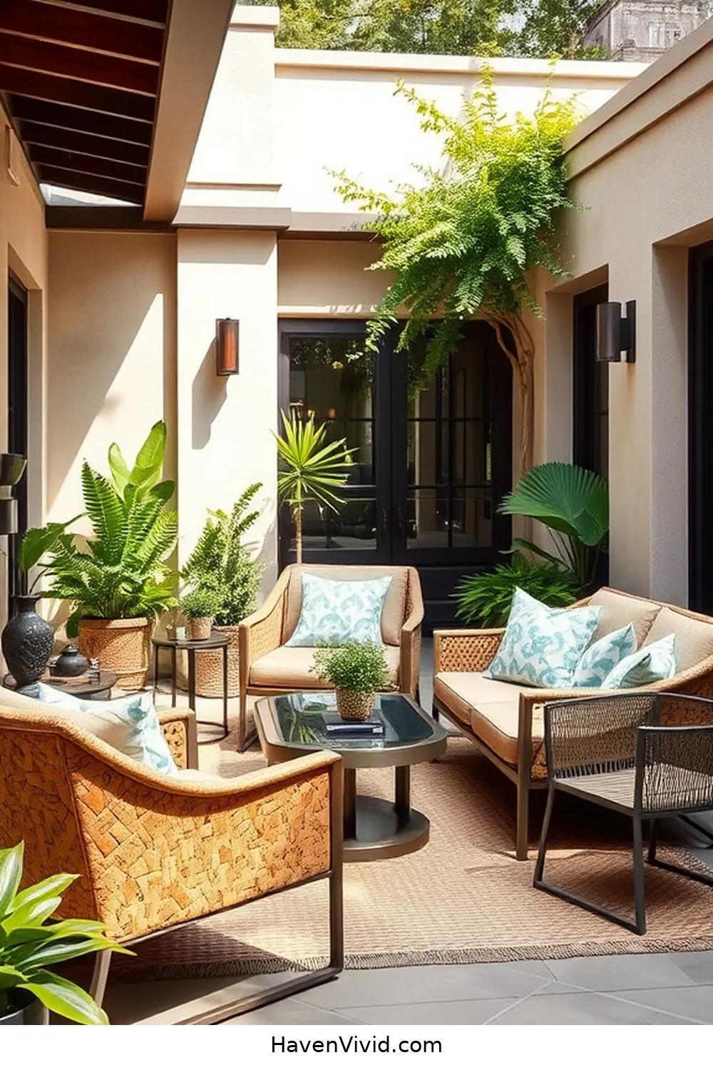 Achieve a Glamorous Outdoor Patio Lifestyle Using Cork 10 Pairing Cork With Other Materials for a Unique Look for Achieve a Glamorous Outdoor Patio Lifestyle Using Cork