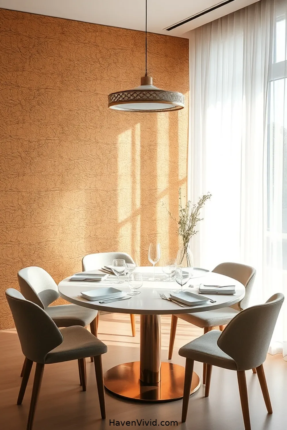 Optimize Lighting to Enhance Minimalism and Serenity for Achieve a Minimalist Dining Room Lifestyle Using Cork in 3 Steps