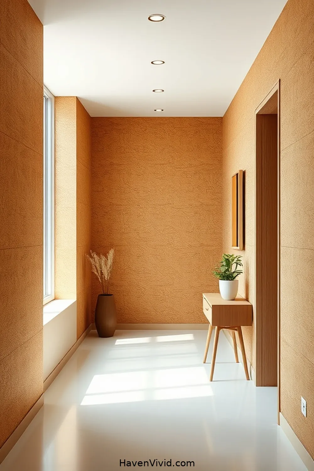 Achieve a Minimalist Lifestyle Hallway Using Cork Decor 3 Cork Wall Panels for Texture and Warmth for Achieve a Minimalist Lifestyle Hallway Using Cork Décor