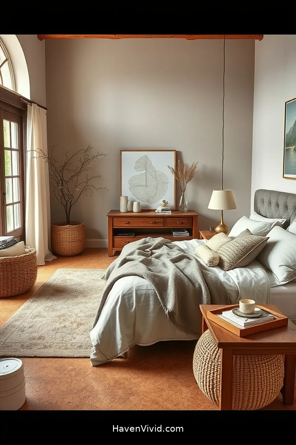 Durability and Longevity for Benefits of Using Cork for Eco-Friendly Bedroom Living