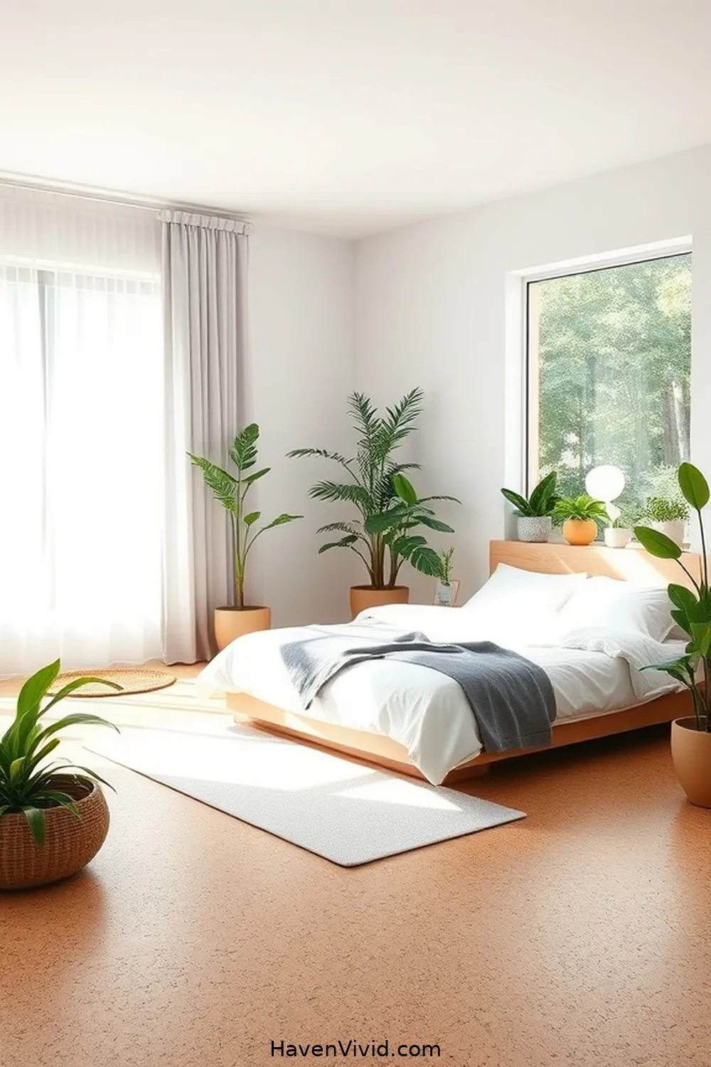 Easy Maintenance and Cleaning for Benefits of Using Cork for Eco-Friendly Bedroom Living