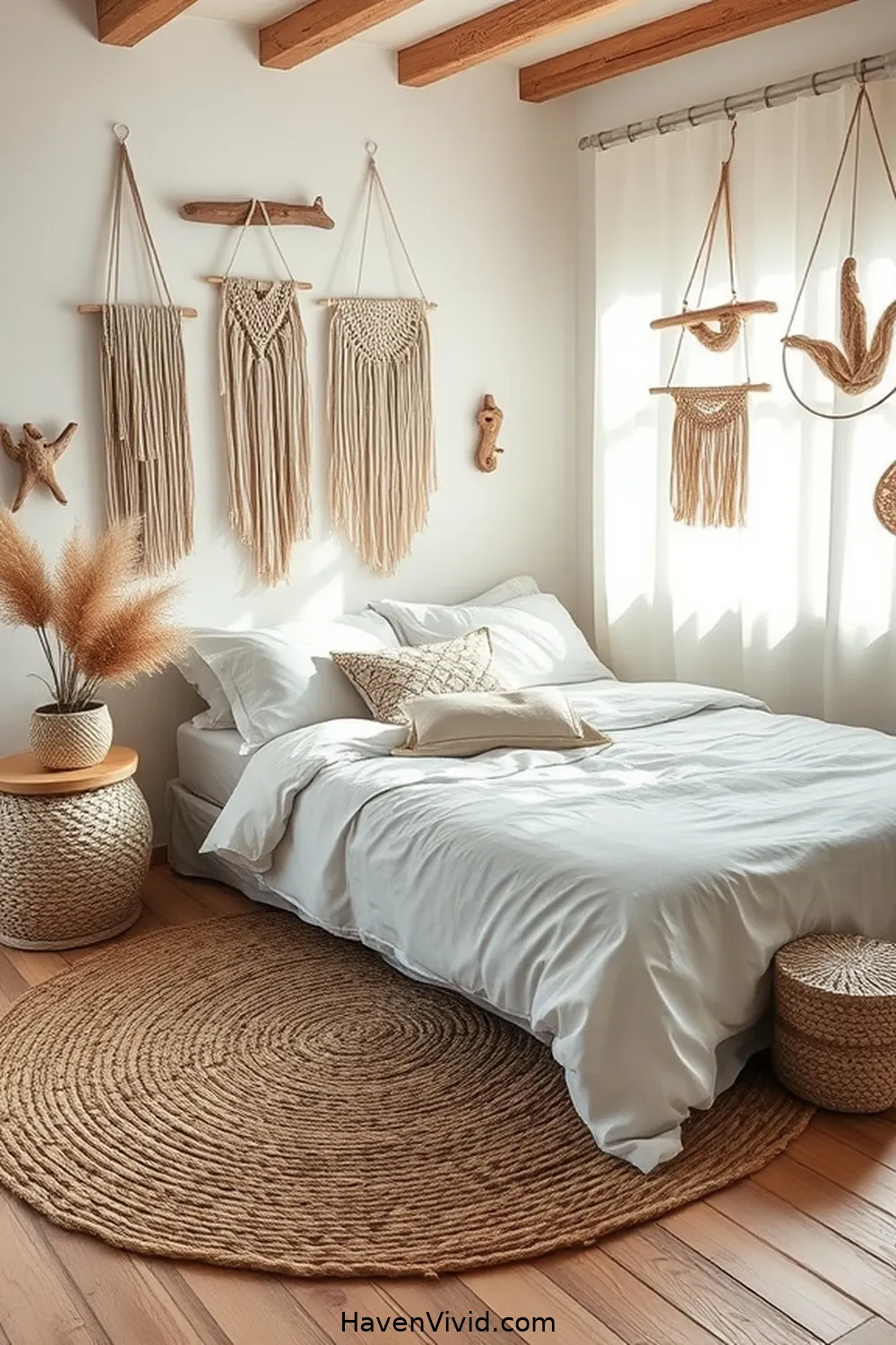 Create Artistic Bedroom Spaces Using Natural Fibers 11 DIY Projects Using Recycled and Natural Materials for Create Artistic Bedroom Spaces Using Natural Fibers