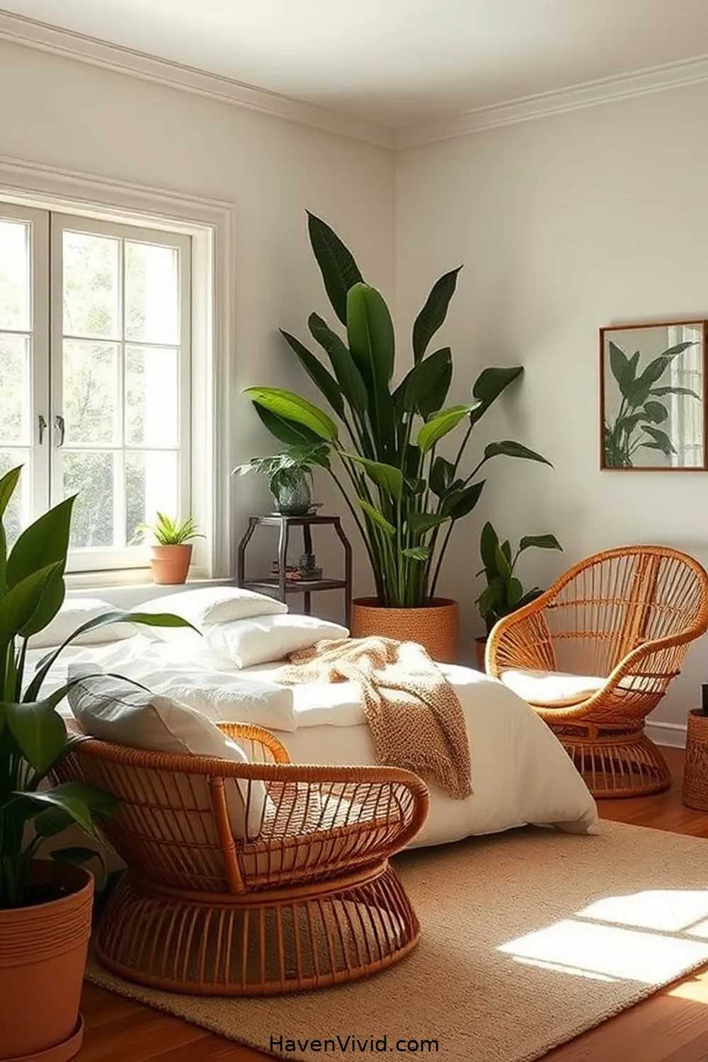 Create Artistic Bedroom Spaces Using Natural Fibers 10 Indoor Plants: Elevating the Natural Vibe for Create Artistic Bedroom Spaces Using Natural Fibers