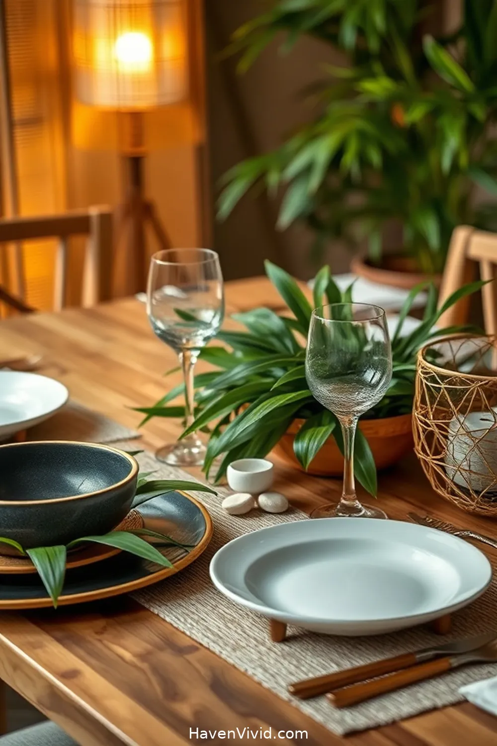 Create Artistic Dining Spaces Using Bamboo Decor 4 Bamboo Table Settings: Elevating Your Dining Experience for Create Artistic Dining Spaces Using Bamboo Decor
