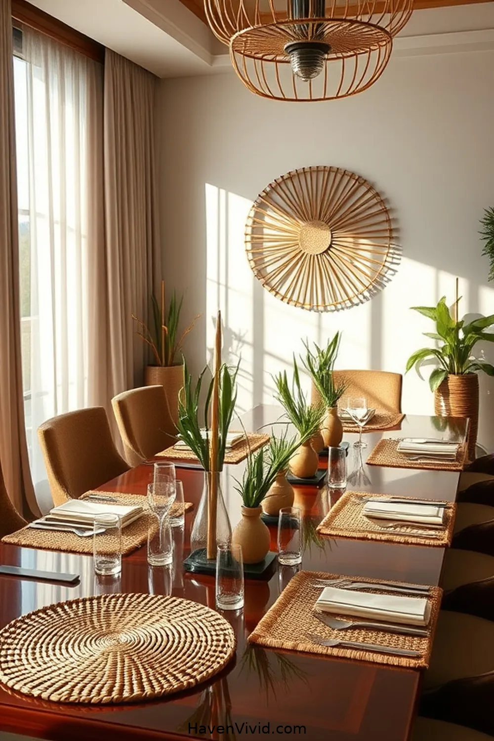 Create Artistic Dining Spaces Using Bamboo Decor 3 Choosing the Right Bamboo Decor for Your Dining Space for Create Artistic Dining Spaces Using Bamboo Decor