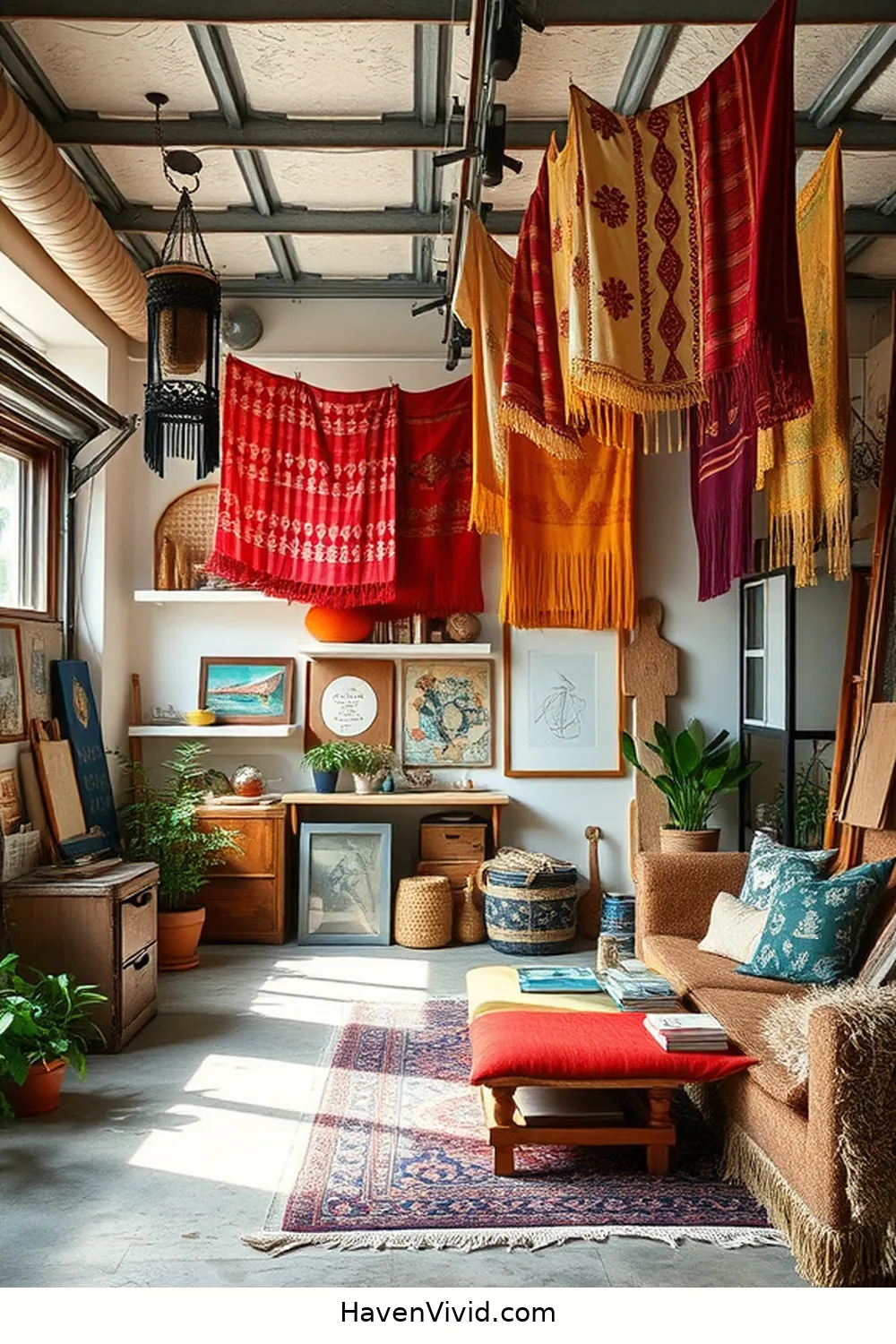DIY Art Projects Featuring Organic Cotton for Create Artistic Garage Spaces Using Organic Cotton