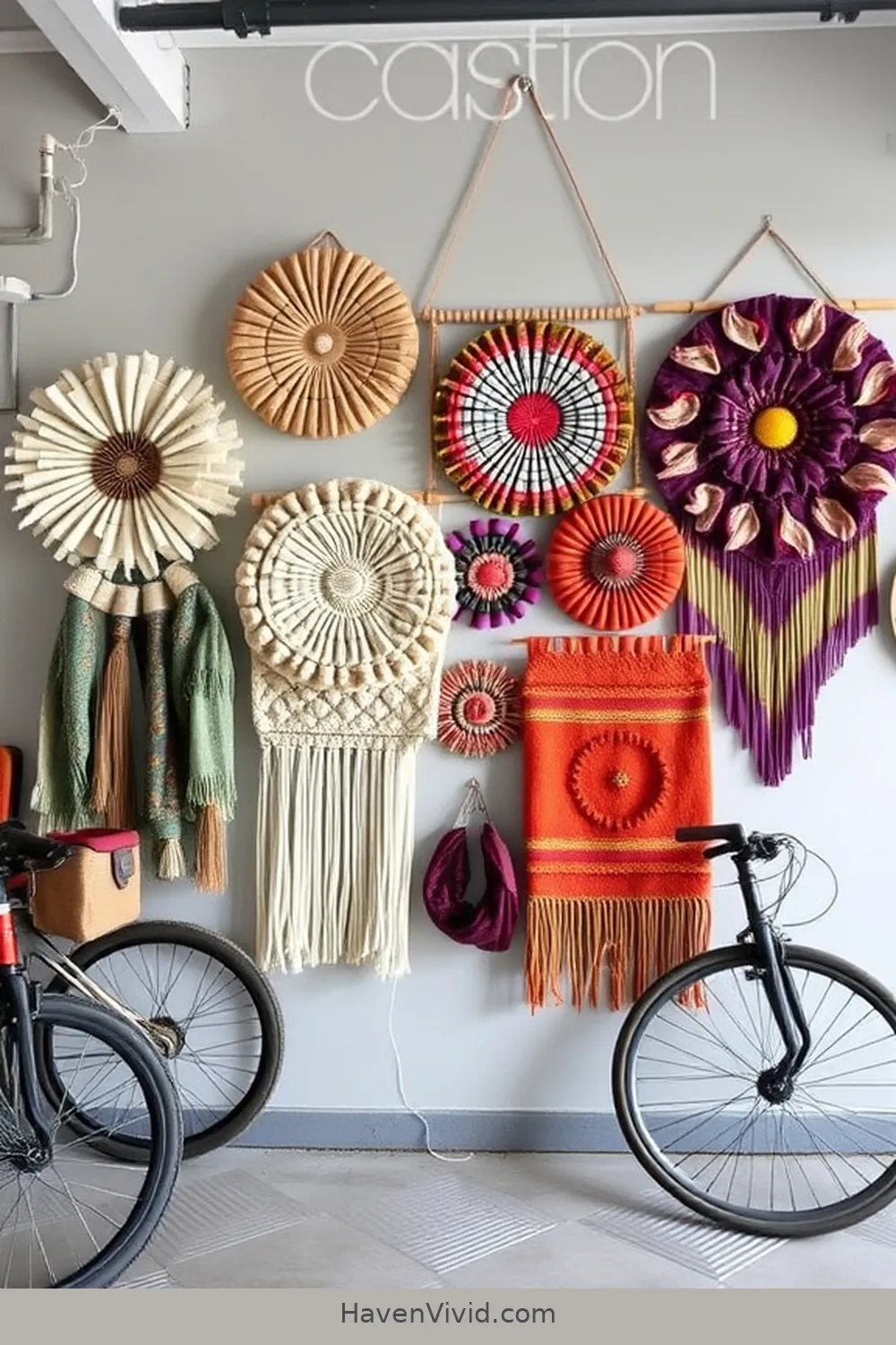 Innovative Wall Decorations With Organic Cotton for Create Artistic Garage Spaces Using Organic Cotton
