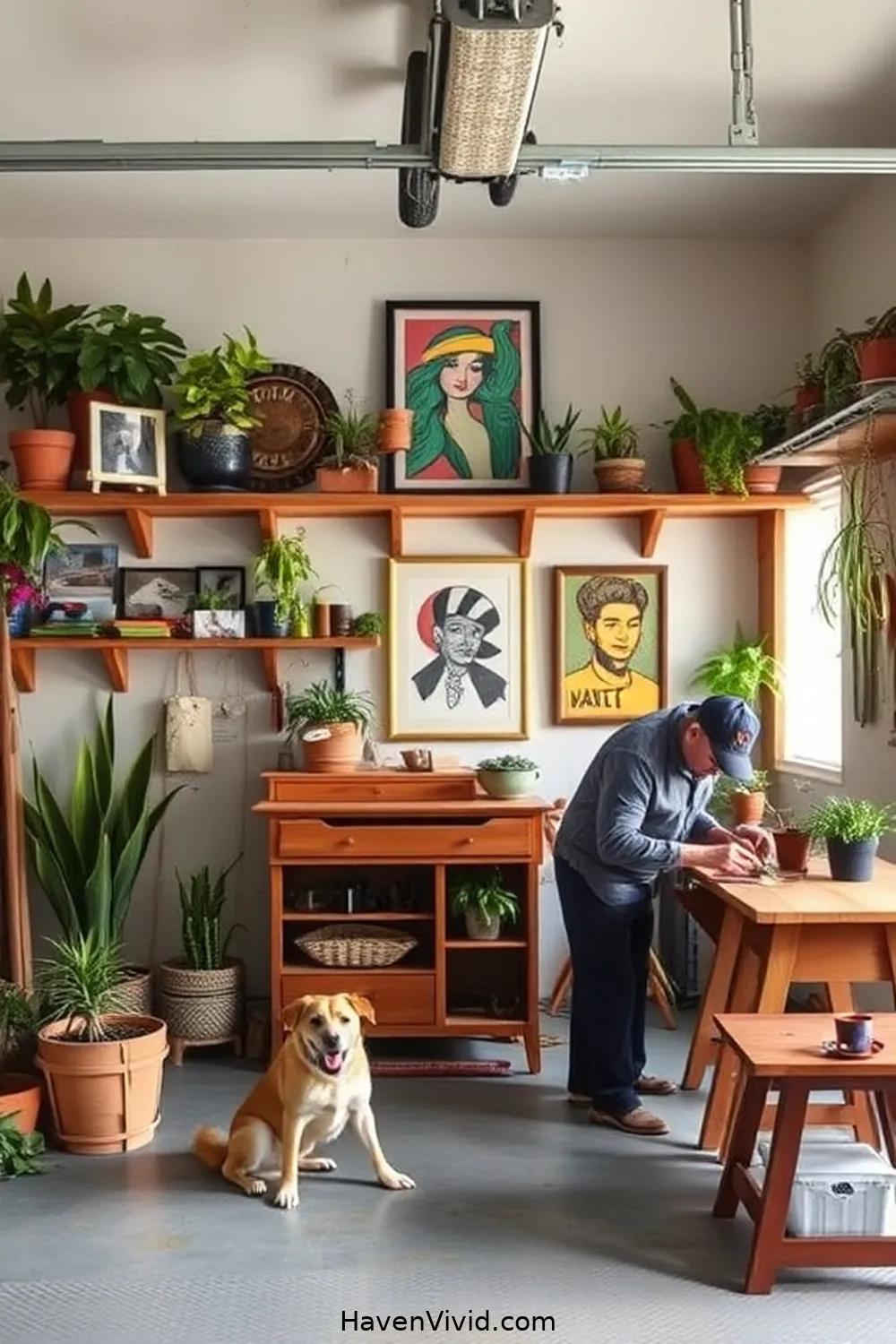 Create Artistic Garage Spaces Using Reclaimed Materials 13 DIY Projects to Personalize Your Space for Create Artistic Garage Spaces Using Reclaimed Materials