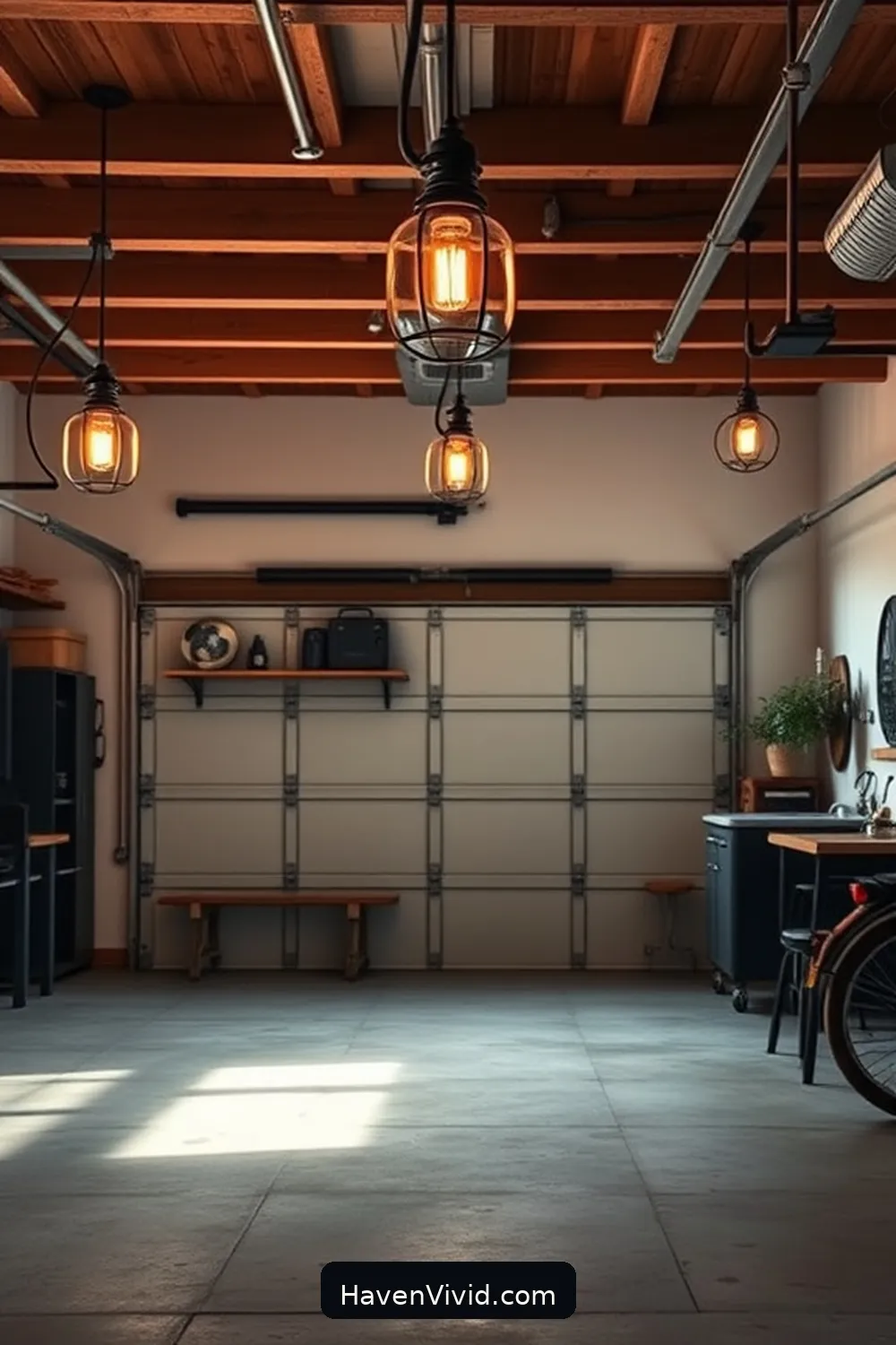 Create Artistic Garage Spaces Using Reclaimed Materials 9 Lighting Solutions for an Inviting Atmosphere for Create Artistic Garage Spaces Using Reclaimed Materials