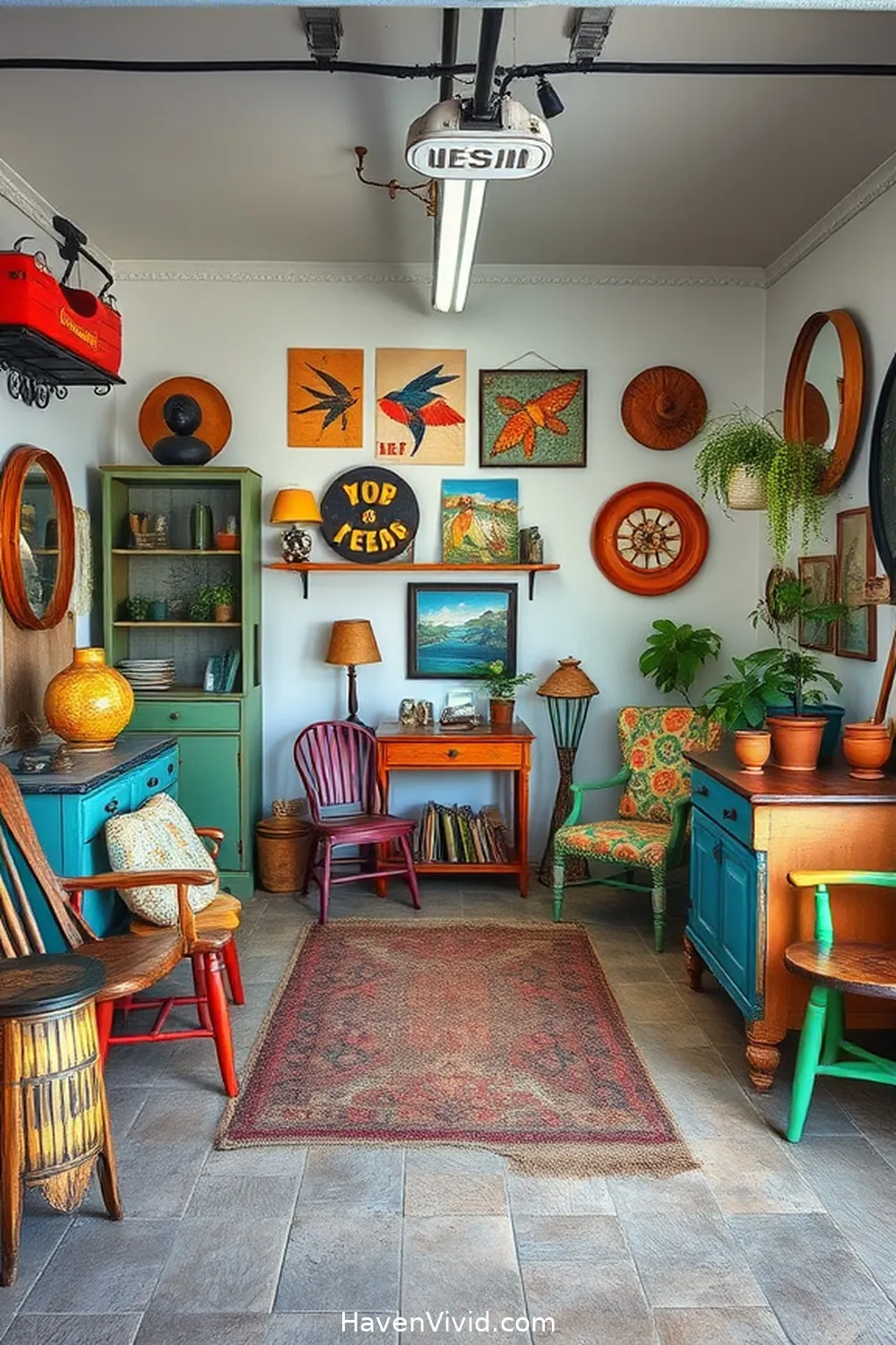Create Artistic Garage Spaces Using Reclaimed Materials 6 Upcycling Old Furniture for Your Garage for Create Artistic Garage Spaces Using Reclaimed Materials