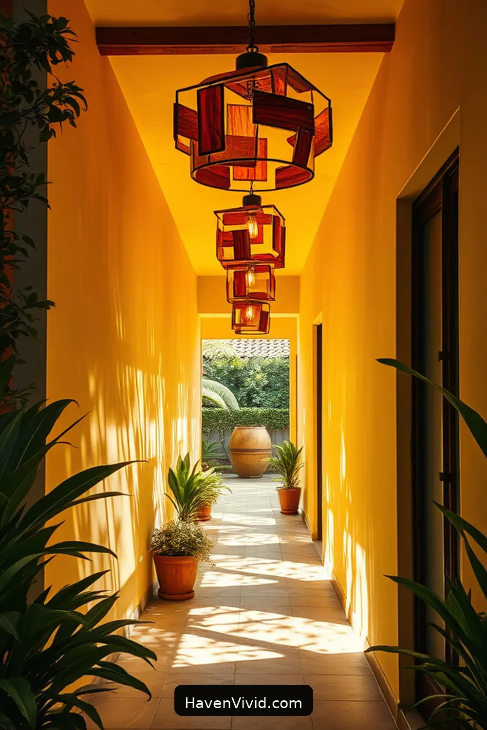 Create Artistic Hallway Spaces Using Reclaimed Materials 8 Creating Unique Lighting Fixtures From Salvaged Items for Create Artistic Hallway Spaces Using Reclaimed Materials