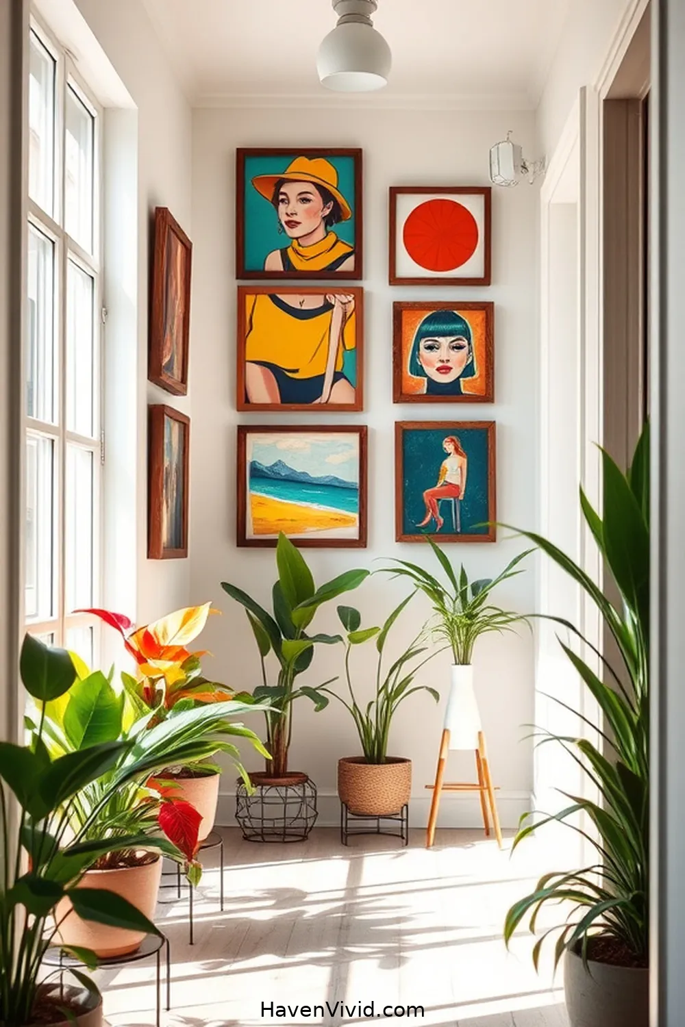 Create Artistic Hallway Spaces Using Reclaimed Materials 7 Designing a Gallery Wall With Reclaimed Artwork for Create Artistic Hallway Spaces Using Reclaimed Materials
