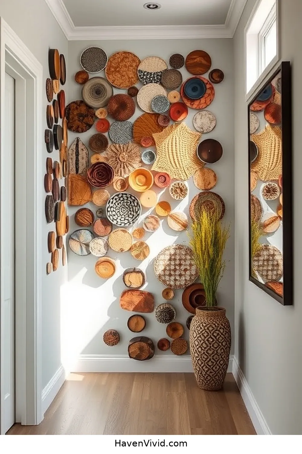 Create Artistic Hallway Spaces Using Recycled Wood 4 Creative Ideas for Wall Art Using Recycled Wood for Create Artistic Hallway Spaces Using Recycled Wood