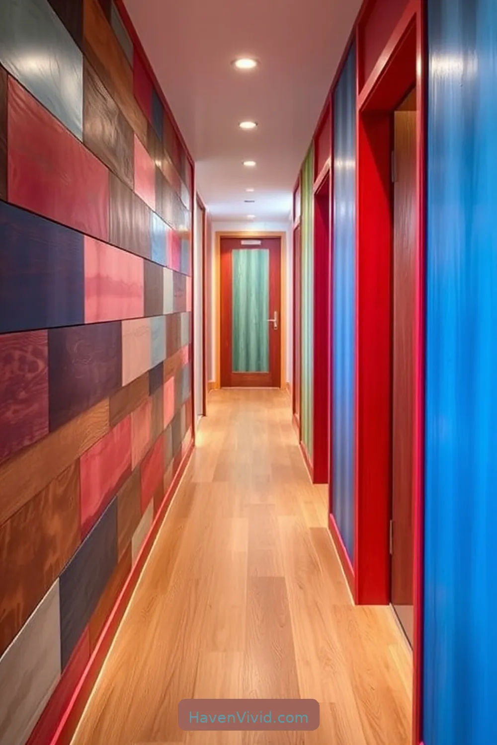 Create Artistic Hallway Spaces Using Recycled Wood 13 Painting and Finishing Reclaimed Wood for a Modern Touch for Create Artistic Hallway Spaces Using Recycled Wood