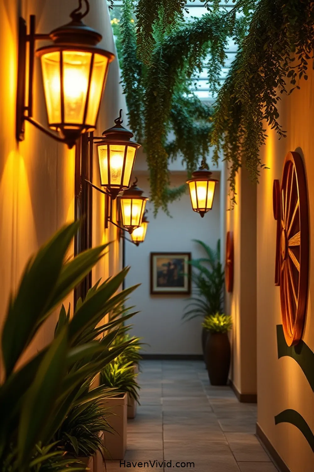 Create Artistic Hallway Spaces Using Solar-Powered Lights 8 Using Solar Lanterns to Enhance Ambiance for Create Artistic Hallway Spaces Using Solar-Powered Lights