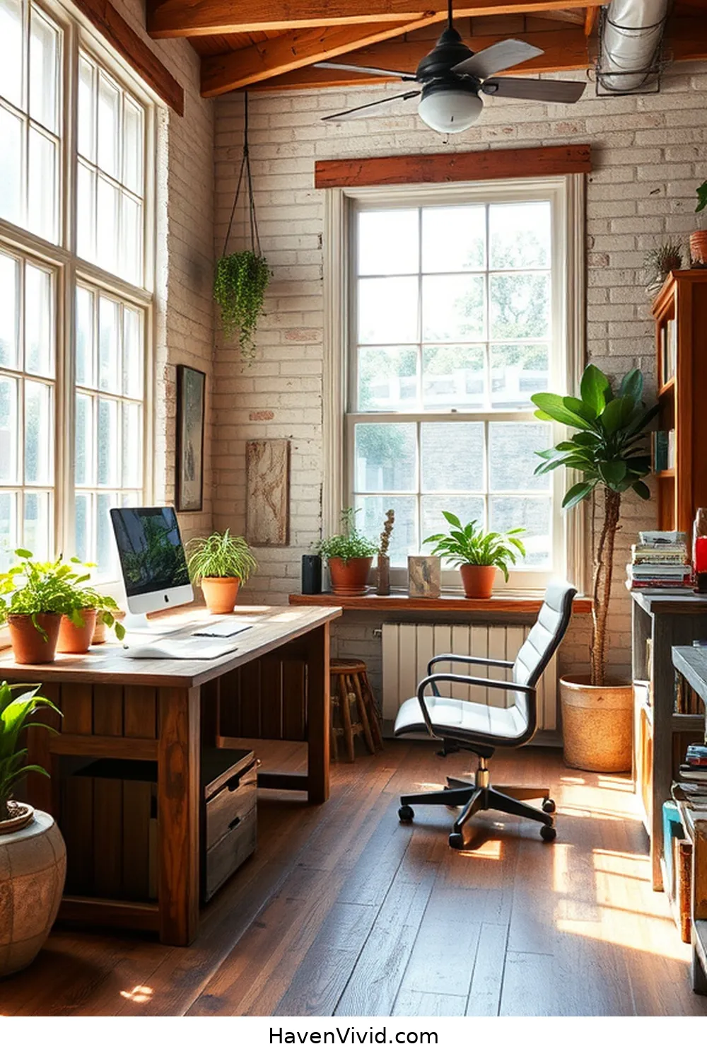 Create Artistic Home Office Spaces Using Reclaimed Materials 5 Incorporating Salvaged Decor for Create Artistic Home Office Spaces Using Reclaimed Materials