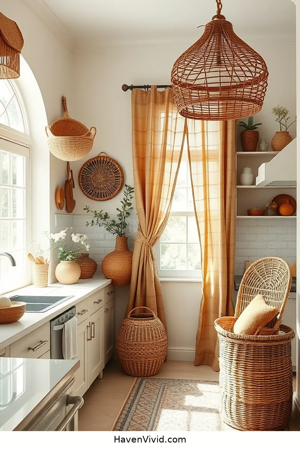 Create Artistic Kitchen Spaces Using Natural Fibers 6 Handcrafted Decor: Unique Touches for Your Kitchen for Create Artistic Kitchen Spaces Using Natural Fibers