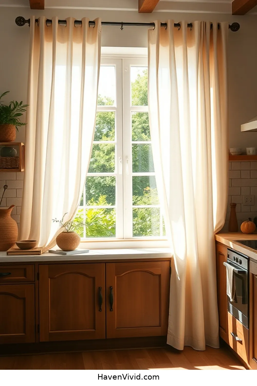 Create Artistic Kitchen Spaces Using Organic Cotton Decor 5 Unique Curtains to Enhance Natural Light and Style for Create Artistic Kitchen Spaces Using Organic Cotton Decor