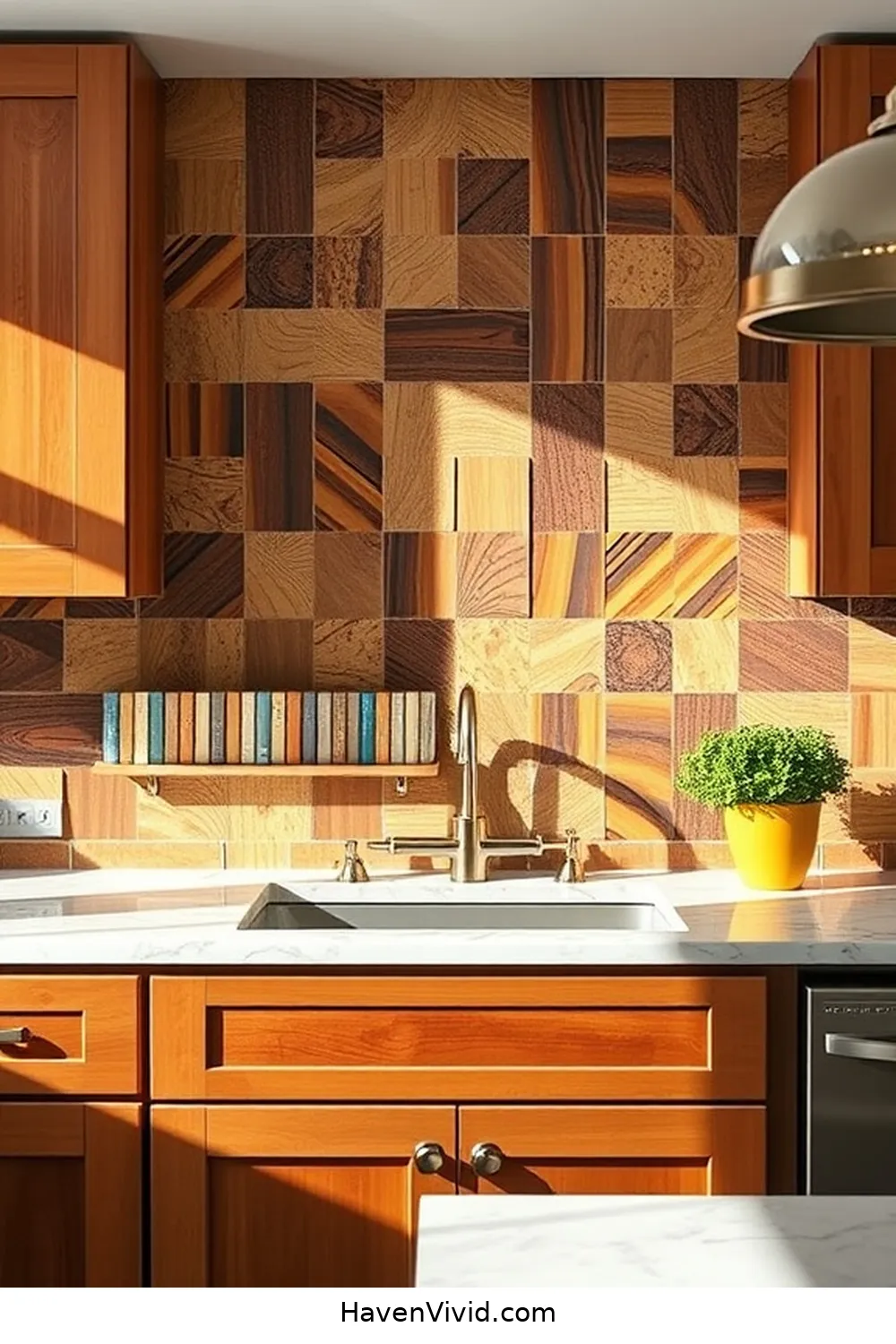 Create Artistic Kitchen Spaces Using Recycled Wood 7 Creating Unique Backsplashes With Repurposed Materials for Create Artistic Kitchen Spaces Using Recycled Wood