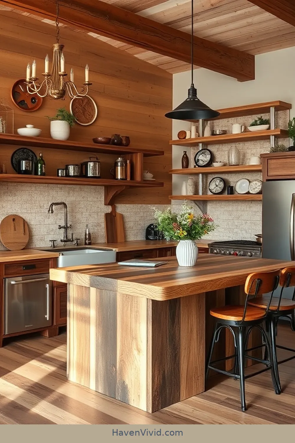 Create Artistic Kitchen Spaces Using Recycled Wood 9 DIY Projects for Artistic Wood Accents for Create Artistic Kitchen Spaces Using Recycled Wood