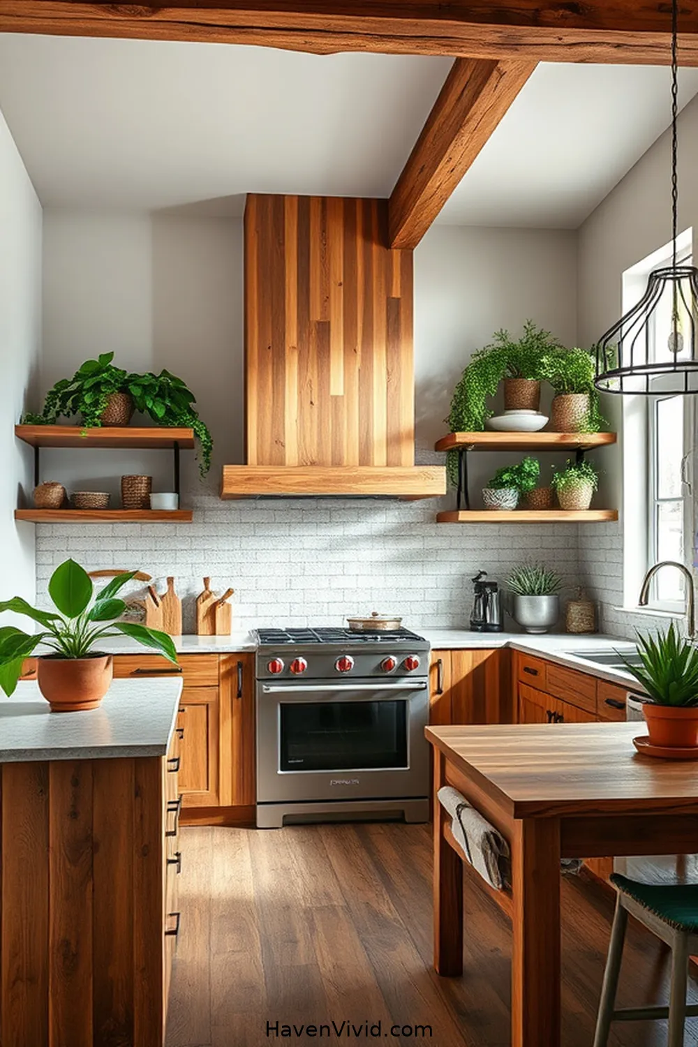 Create Artistic Kitchen Spaces Using Recycled Wood 13 Inspirational Kitchen Designs Featuring Recycled Wood for Create Artistic Kitchen Spaces Using Recycled Wood