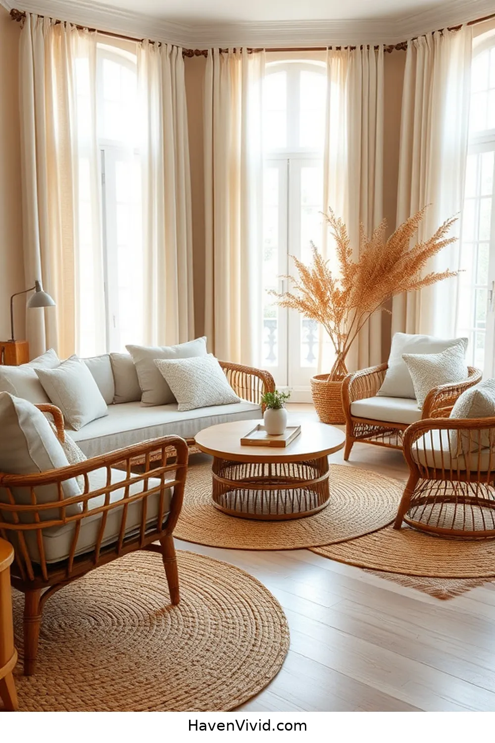Create Artistic Living Room Spaces Using Natural Fibers 3 Choosing the Right Natural Fiber Materials for Create Artistic Living Room Spaces Using Natural Fibers