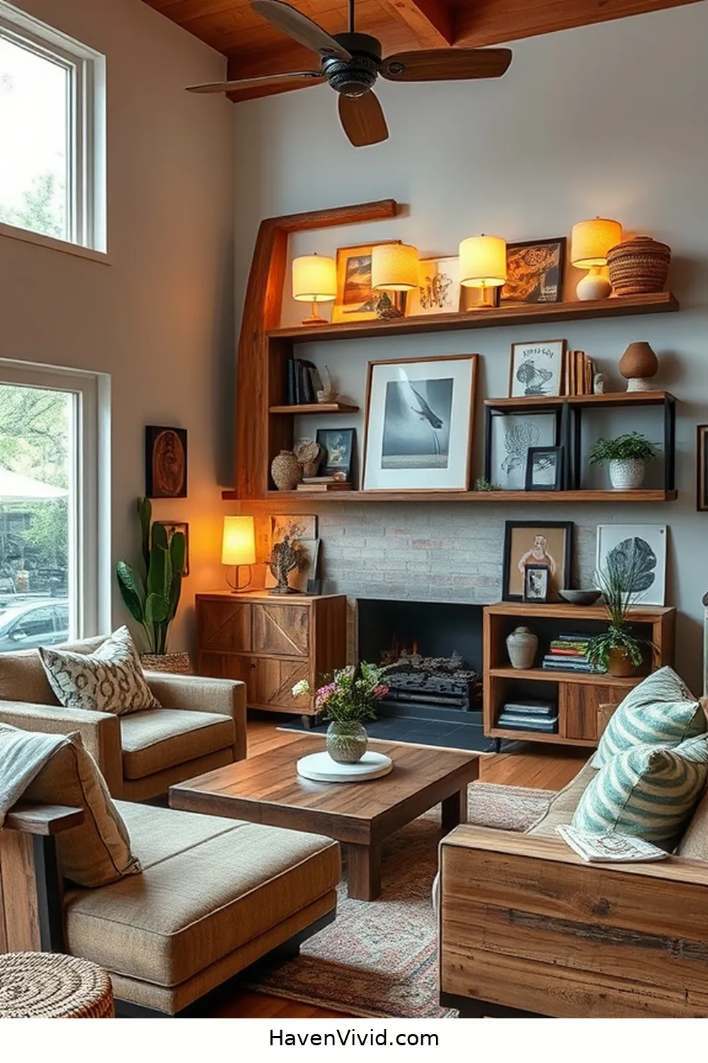 Create Artistic Living Room Spaces Using Recycled Wood 5 DIY Projects for a Personalized Touch for Create Artistic Living Room Spaces Using Recycled Wood