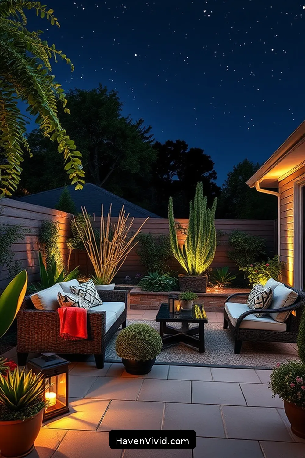 Create Artistic Outdoor Patios Using Solar-Powered Lights 6 Highlighting Garden Features With Solar Fixtures for Create Artistic Outdoor Patios Using Solar-Powered Lights