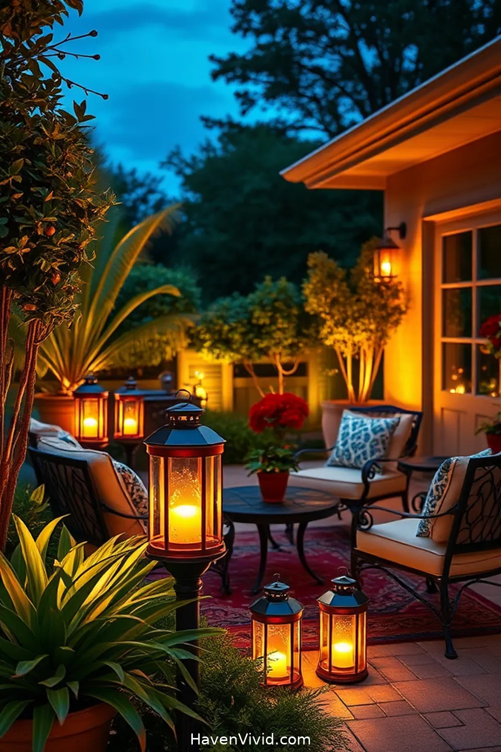Create Artistic Outdoor Patios Using Solar-Powered Lights 8 Using Solar Lanterns for Versatile Decor for Create Artistic Outdoor Patios Using Solar-Powered Lights