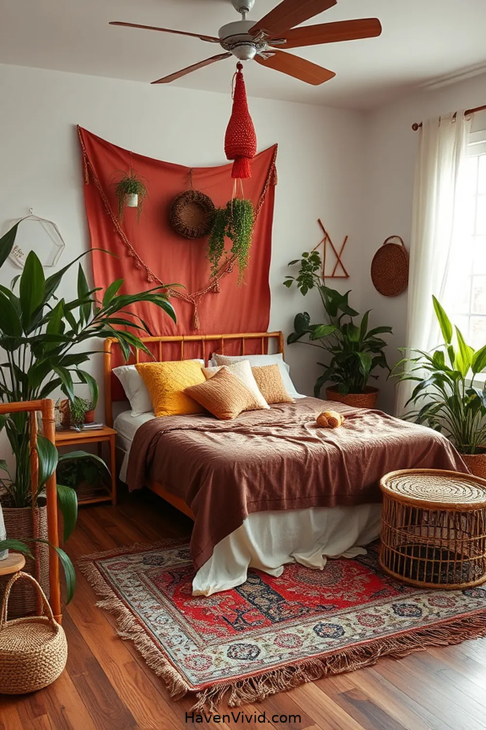 Embracing Bohemian Vibes With Bamboo for Create Artistic Spaces in Your Bedroom Using Bamboo