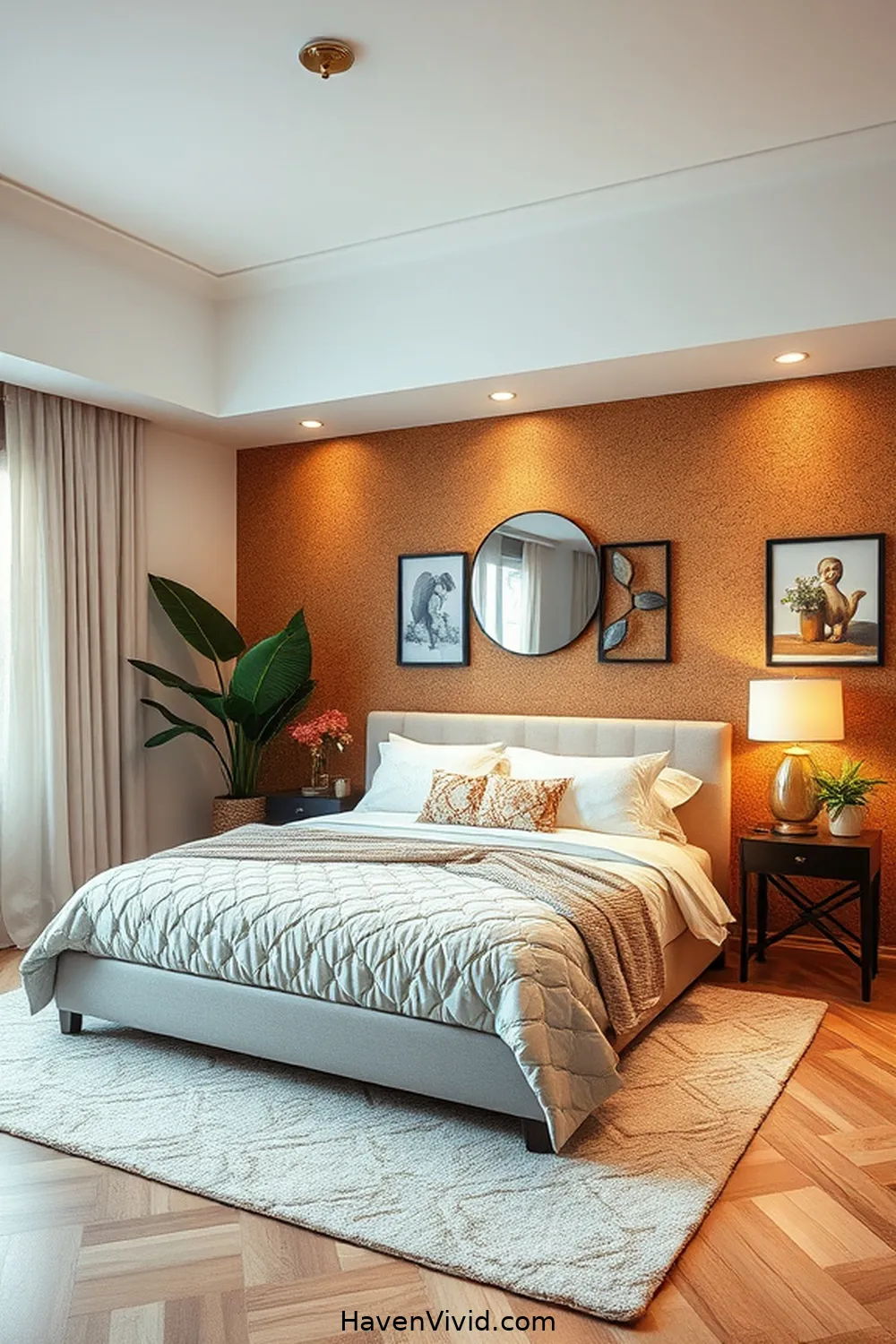 Create Artistic Spaces in Your Bedroom Using Cork 6 Cork Accent Walls: A Statement Piece for Create Artistic Spaces in Your Bedroom Using Cork