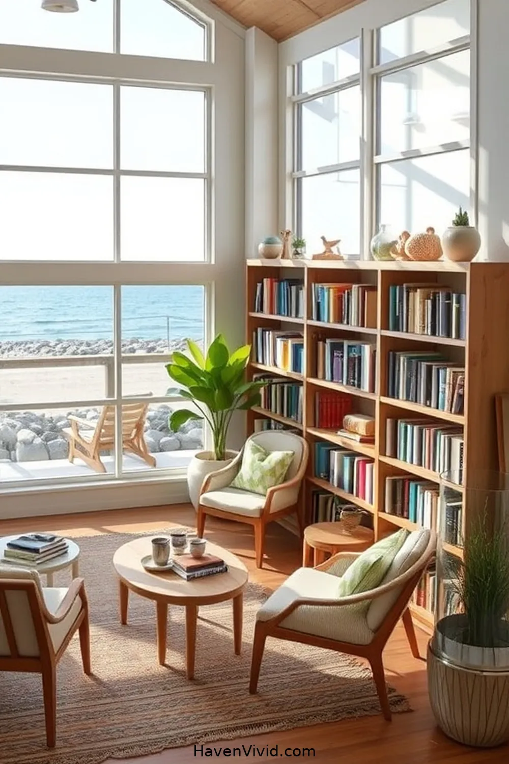 Create Coastal Living Vibes in Your Library Using Recycled Wood 2 Understanding Coastal Aesthetics for Create Coastal Living Vibes in Your Library Using Recycled Wood