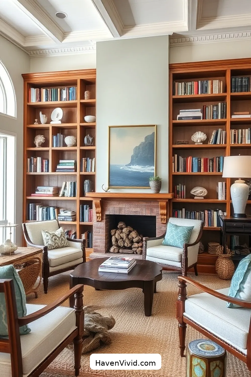 Create Coastal Living Vibes in Your Library Using Recycled Wood 7 Upcycling Furniture for a Beachy Look for Create Coastal Living Vibes in Your Library Using Recycled Wood